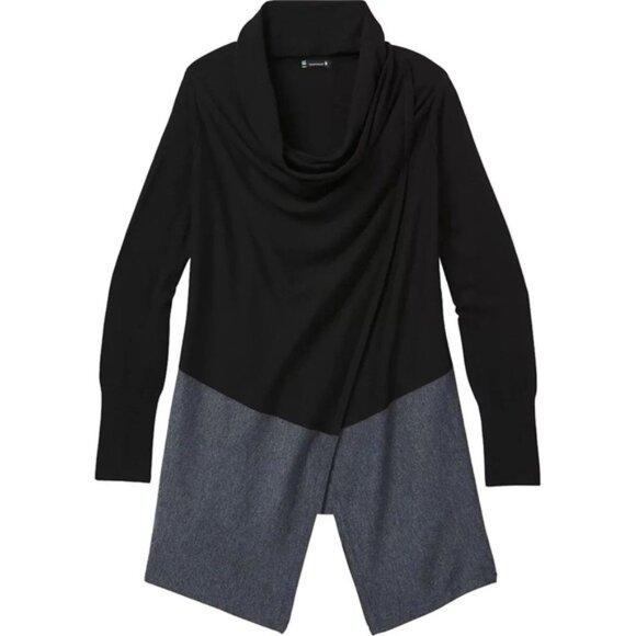 Smartwool Edgewood Wrap Sweat Cardigan Black Grey XL NEW WITH TAGS - Picture 6 of 8